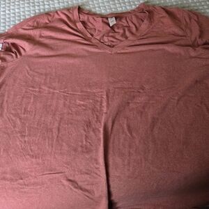 Women's V-Neck Shirt in Rose